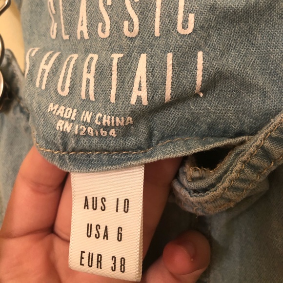 Cotton On Denim Overall Shorts - Picture 3 of 3